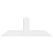 Ekena Millwork Portland Architectural Grade PVC Gable Bracket, 36"W x 13 1/2"H x 2"D x 4"F, 9/12 Pitch GBP036X14X0204POR00 - alternate 5